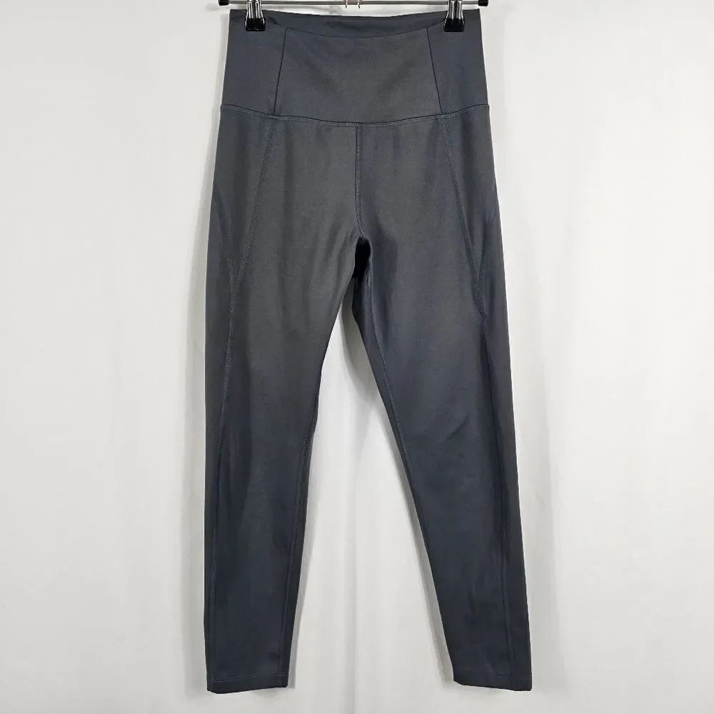 Girlfriend Collective Compressive High Rise Leggings in Moon - Size S